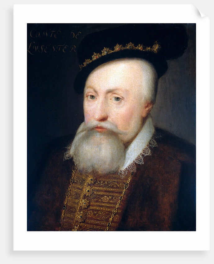 Portrait of Robert Dudley, Earl of Leicester by the Workshop of Jan Antonisz. van Ravesteyn by Anonymous