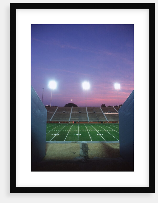 Empty Football Stadium at Dusk, Tennessee, USA by Anonymous