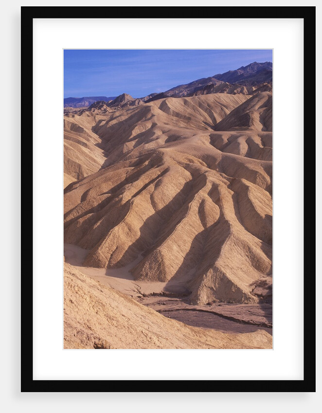 USA, California, Death Valley National Monument, Zabriske Point, Erosion Patterns in Sandstone by Anonymous