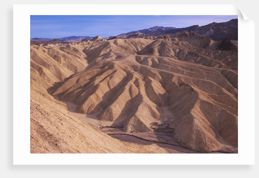USA, California, Death Valley National Monument, Zabriske Point, Erosion Patterns in Sandstone by Anonymous