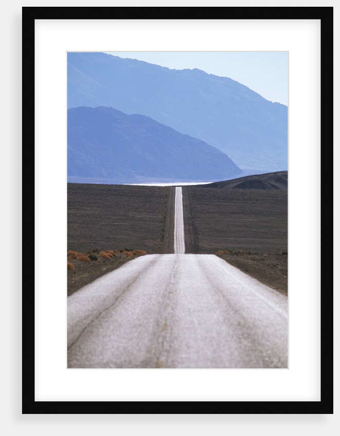 USA, California, Death Valley Roadway by Anonymous