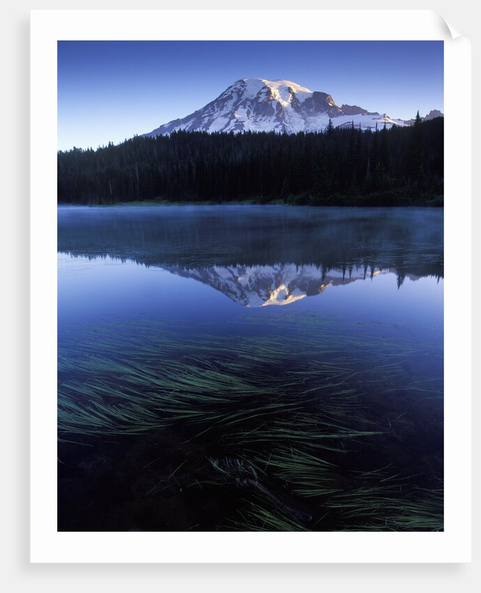 USA, Mount Rainier National Park, Morning View from Reflection Lake by Anonymous