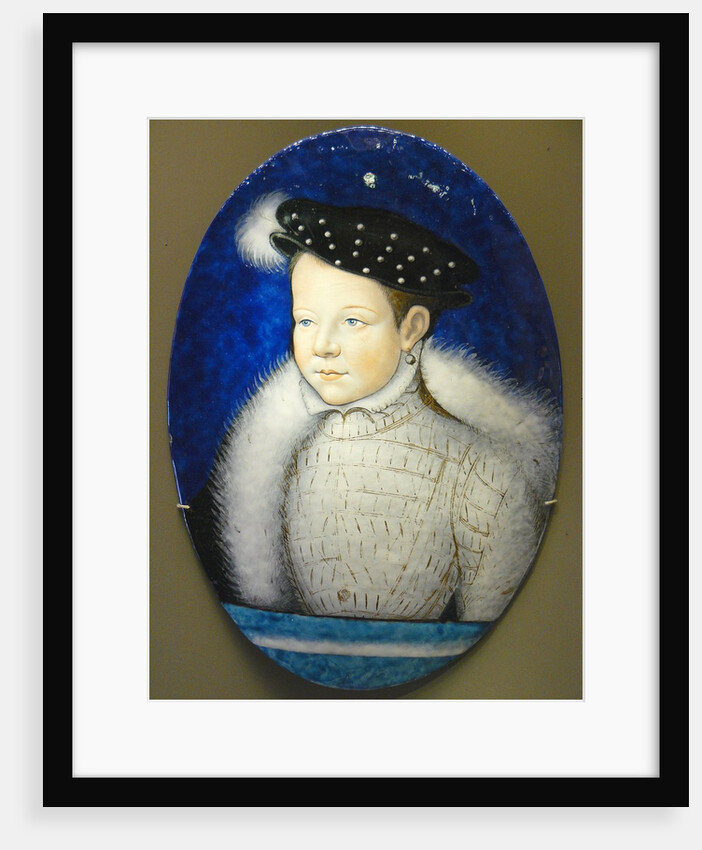 Portrait of the dauphin, the future Francois II attributed to Leonard Limosin by Anonymous