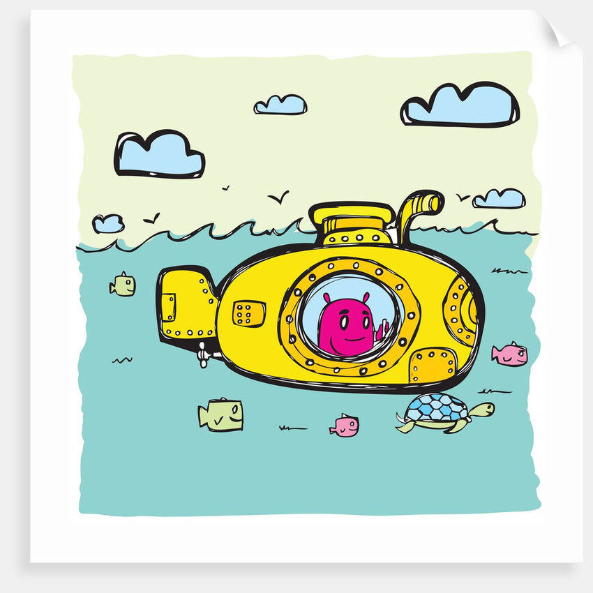 Yellow submarine by Anonymous