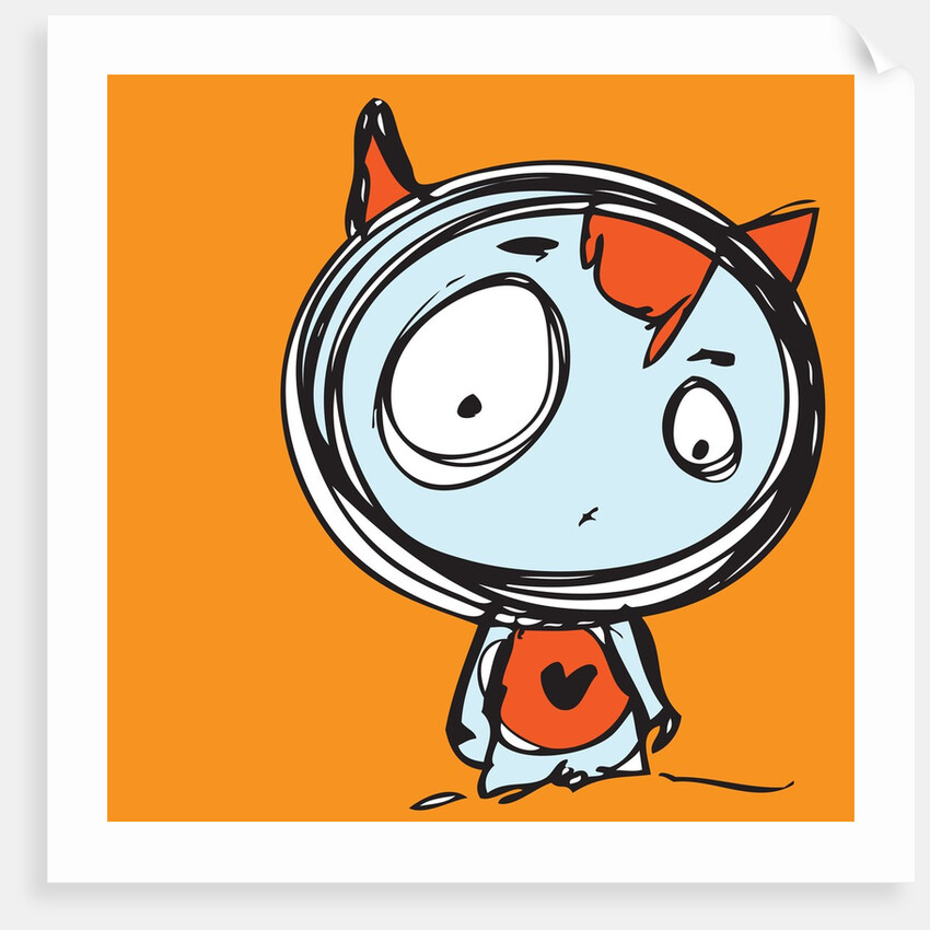 Confused cat by Anonymous