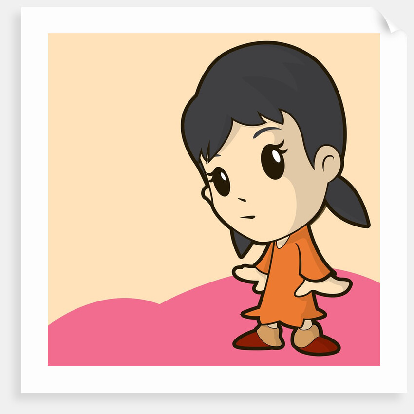 Cute little girl by Anonymous