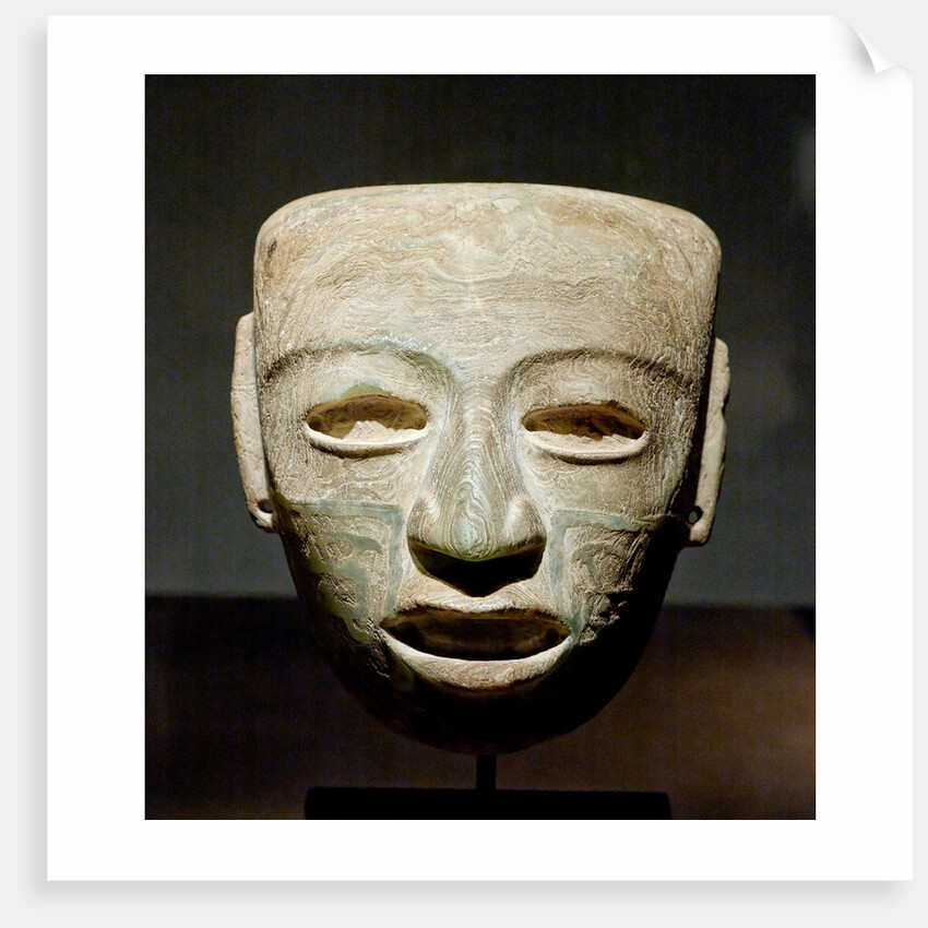 Lithic mask from Teotihuacan by Anonymous
