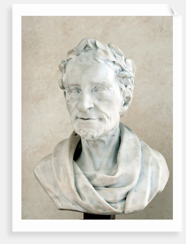 Portrait of Voltaire by Peter Anton von Verschaffelt