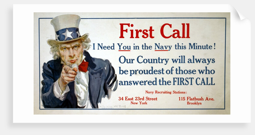 First Call poster by James Montgomery Flagg