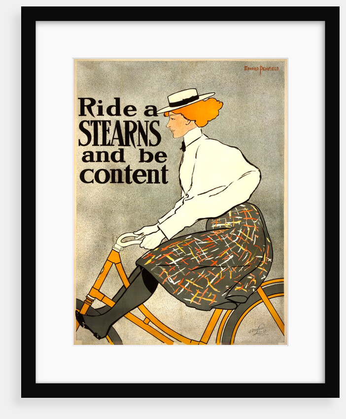 Ride a Stearns and Be Content by Edward Penfield