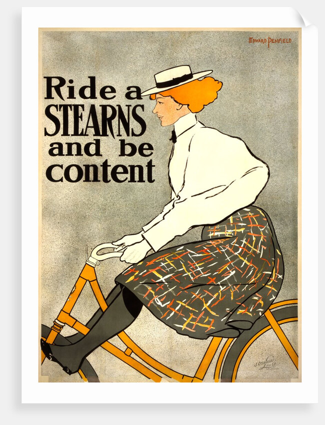 Ride a Stearns and Be Content by Edward Penfield