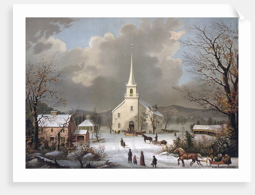 Winter Sunday in Olden Times by Anonymous