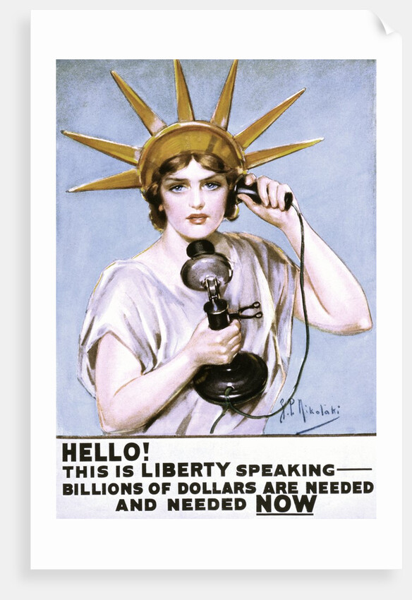 Statue of Liberty poster by Z.P. Nikolaki