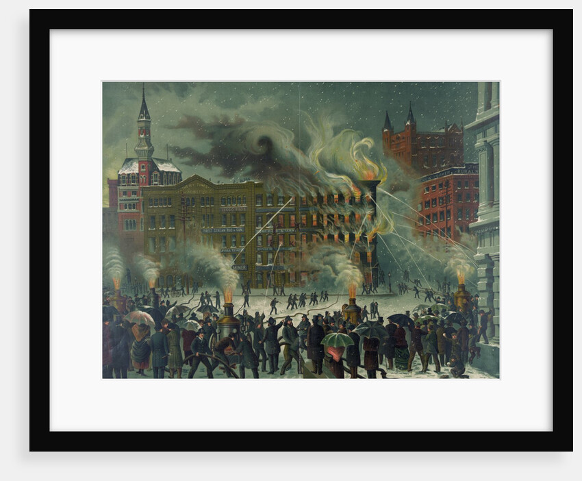 The New-York "World Building" Fire by Anonymous