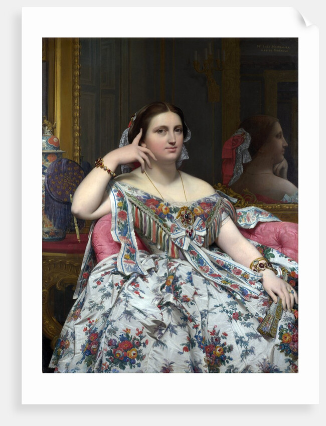 Madame Moitessier by Jean-Auguste-Dominique Ingres