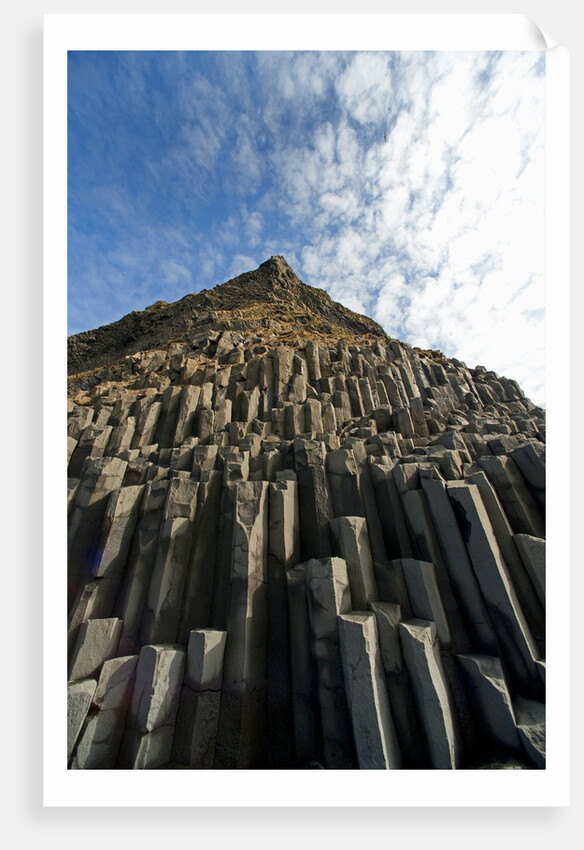 Columnar basalt along Iceland's South Coast by Anonymous