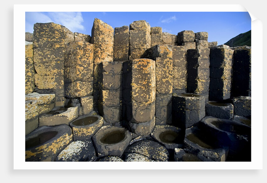 Columnar basalt at Giant's Causeway by Anonymous