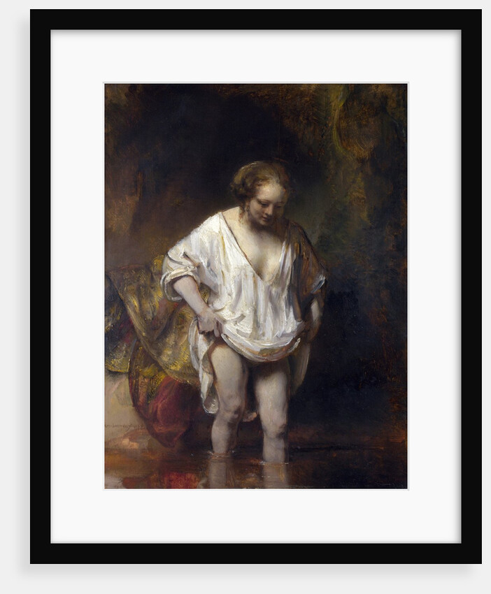 Woman Bathing in a Stream by Rembrandt van Rijn