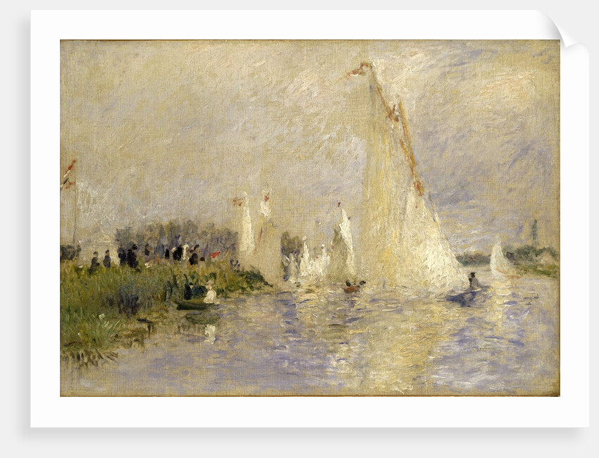 Regatta at Argenteuil by Pierre-Auguste Renoir
