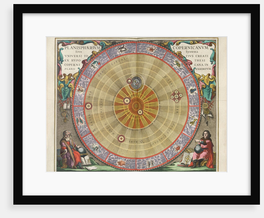 Plate 4 from Harmonia Macrocosmica by Andreas Cellarius