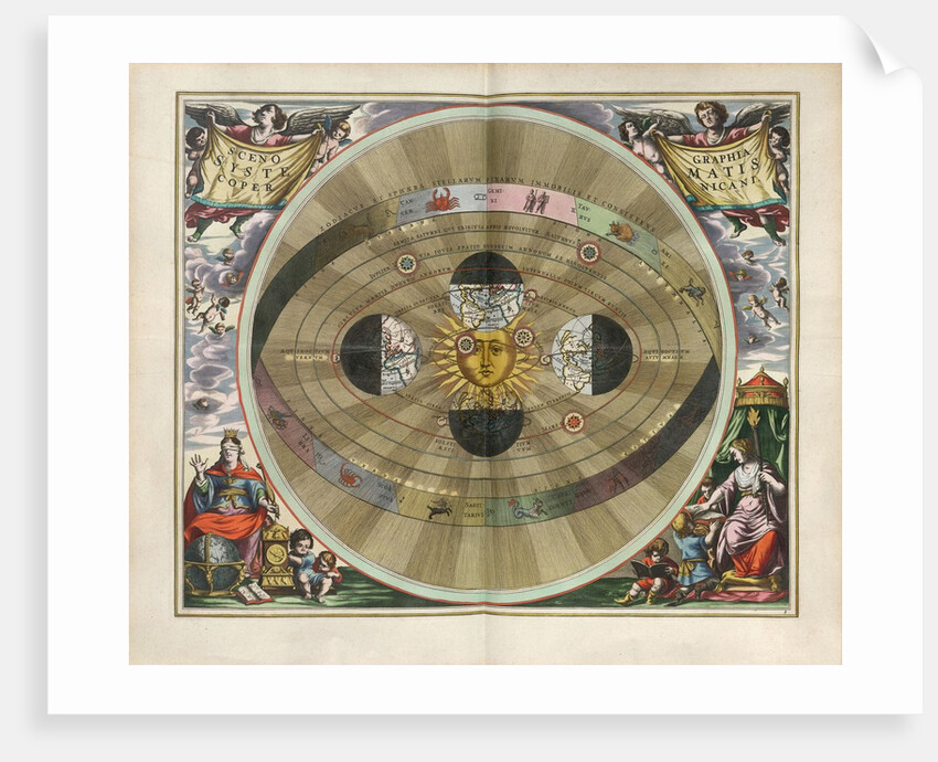 Plate 5 from Harmonia Macrocosmica by Andreas Cellarius
