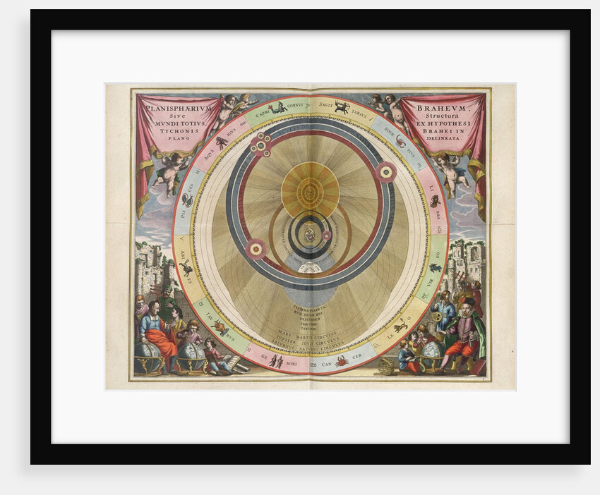 Plate 6 from Harmonia Macrocosmica by Andreas Cellarius