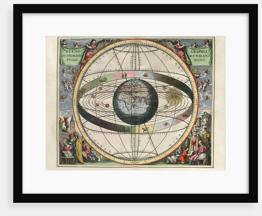 Plate 2 from Harmonia Macrocosmica by Andreas Cellarius