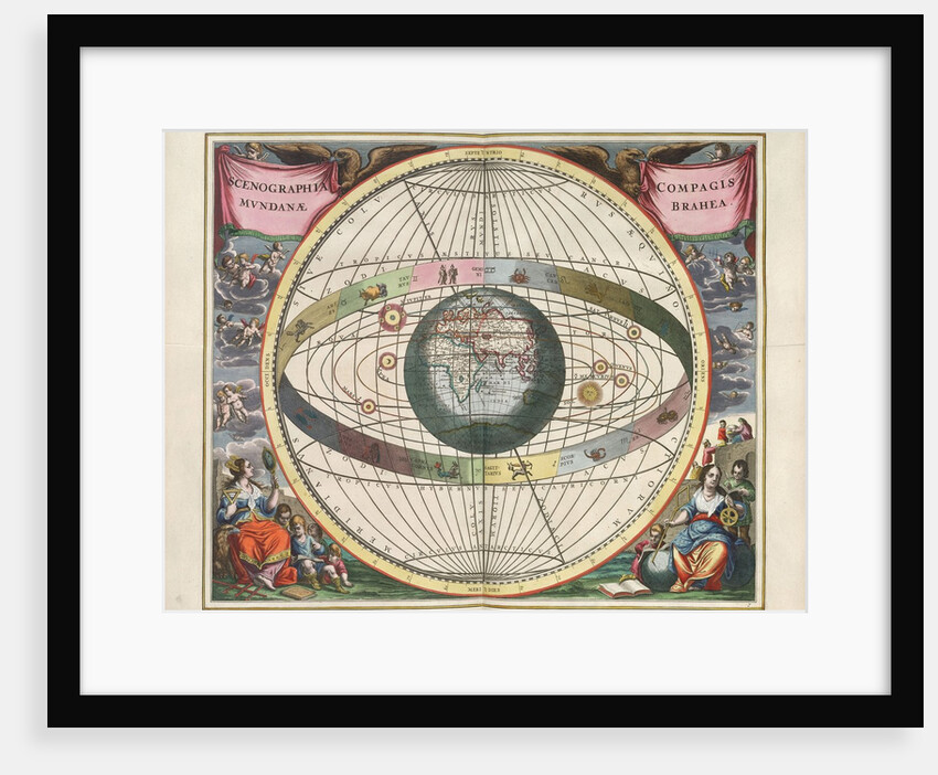 Plate 7 from Harmonia Macrocosmica by Andreas Cellarius