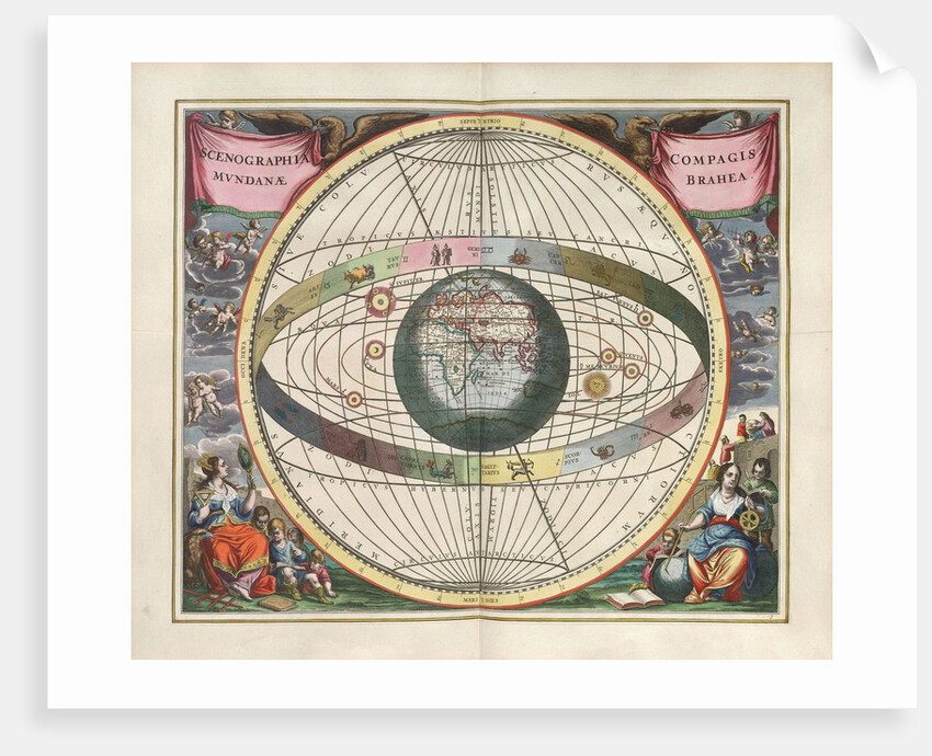 Plate 7 from Harmonia Macrocosmica by Andreas Cellarius