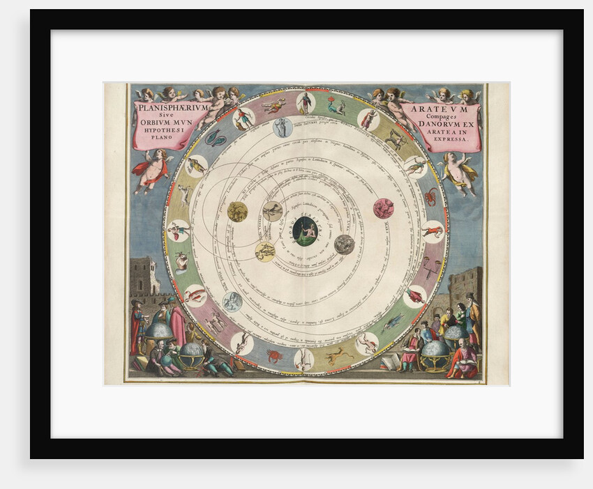 Plate 8 from Harmonia Macrocosmica by Andreas Cellarius