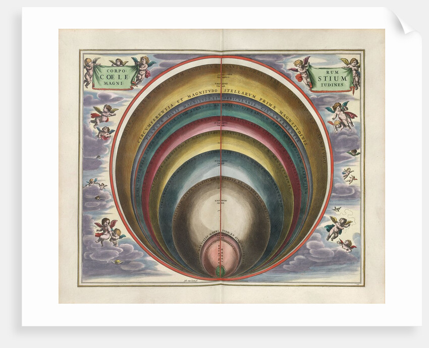Plate 10 from Harmonia Macrocosmica by Andreas Cellarius