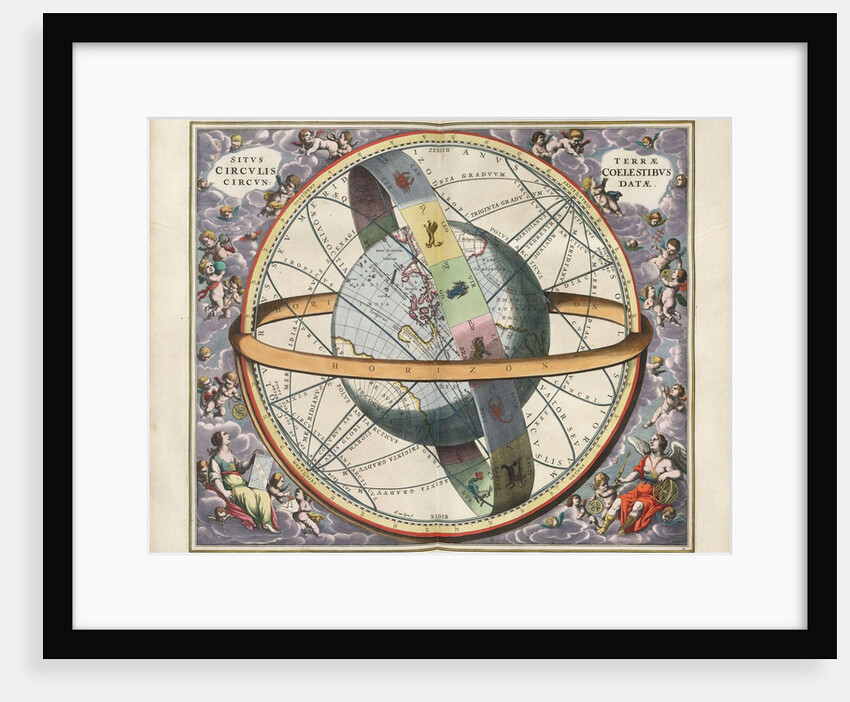 Plate 11 from Harmonia Macrocosmica by Andreas Cellarius