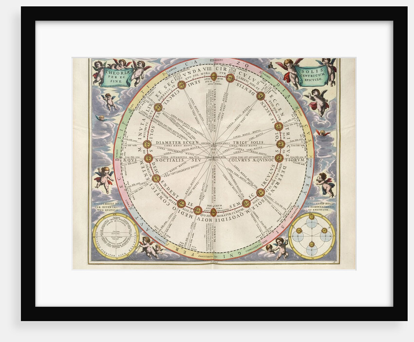 Plate 16 from Harmonia Macrocosmica by Andreas Cellarius