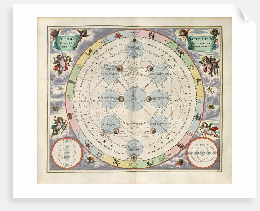 Plate 18 from Harmonia Macrocosmica by Andreas Cellarius