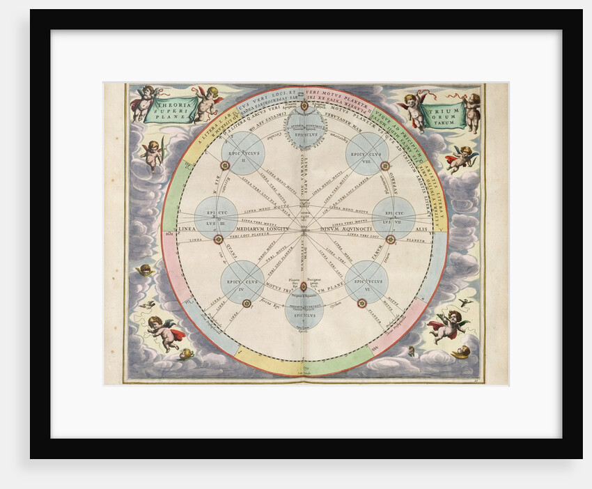 Plate 20 from Harmonia Macrocosmica by Andreas Cellarius
