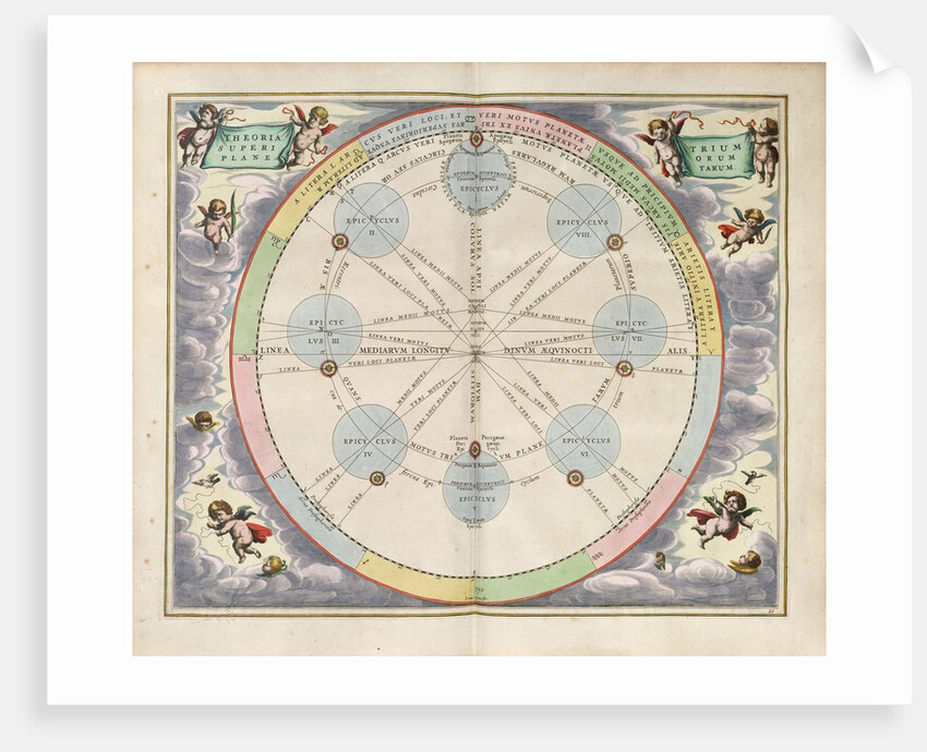 Plate 20 from Harmonia Macrocosmica by Andreas Cellarius