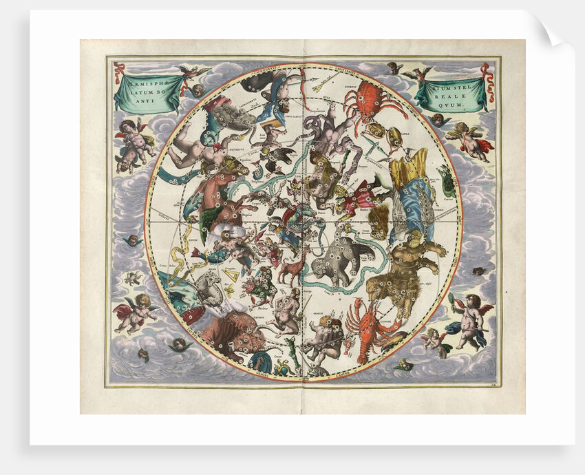 Plate 24 from Harmonia Macrocosmica by Andreas Cellarius
