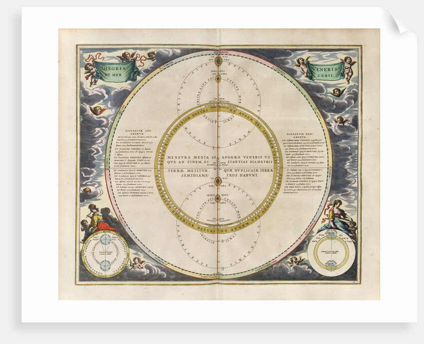 Plate 21 from Harmonia Macrocosmica by Andreas Cellarius
