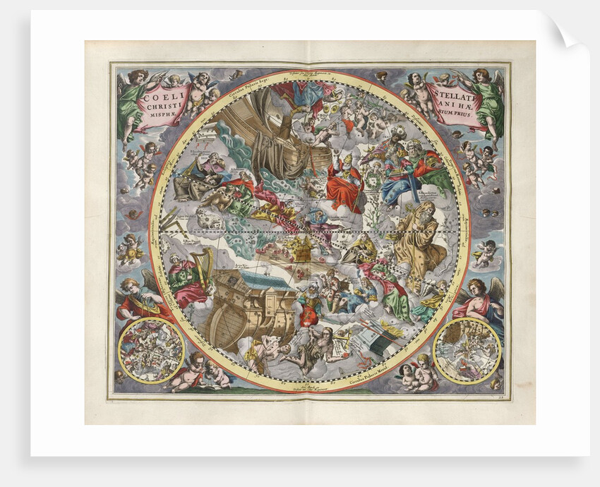 Plate 22 from Harmonia Macrocosmica by Andreas Cellarius