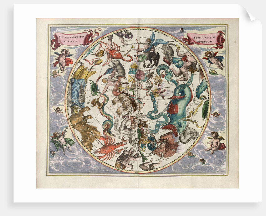 Plate 27 from Harmonia Macrocosmica by Andreas Cellarius