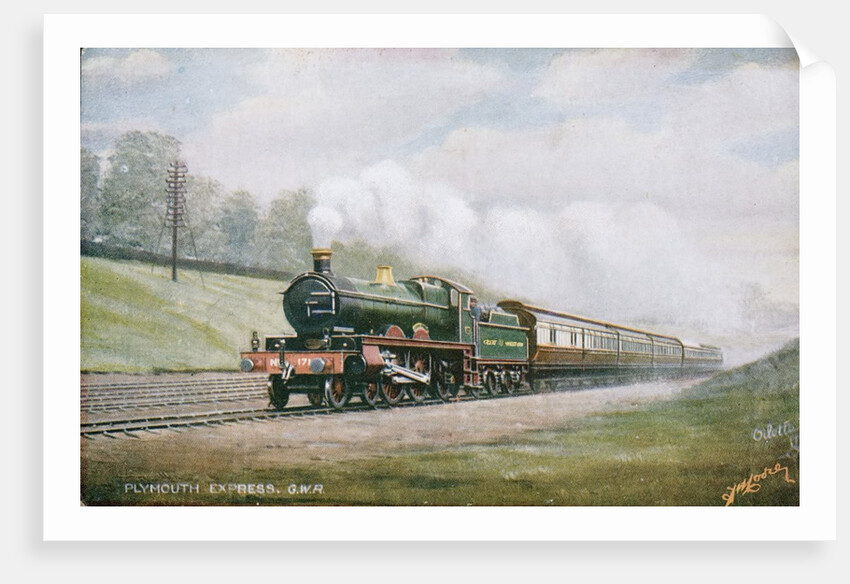 Postcard of Cornish Riviera Express of the Great Western Railway by Anonymous
