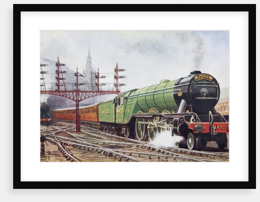 Flying Scotsman steam locomotive by Anonymous