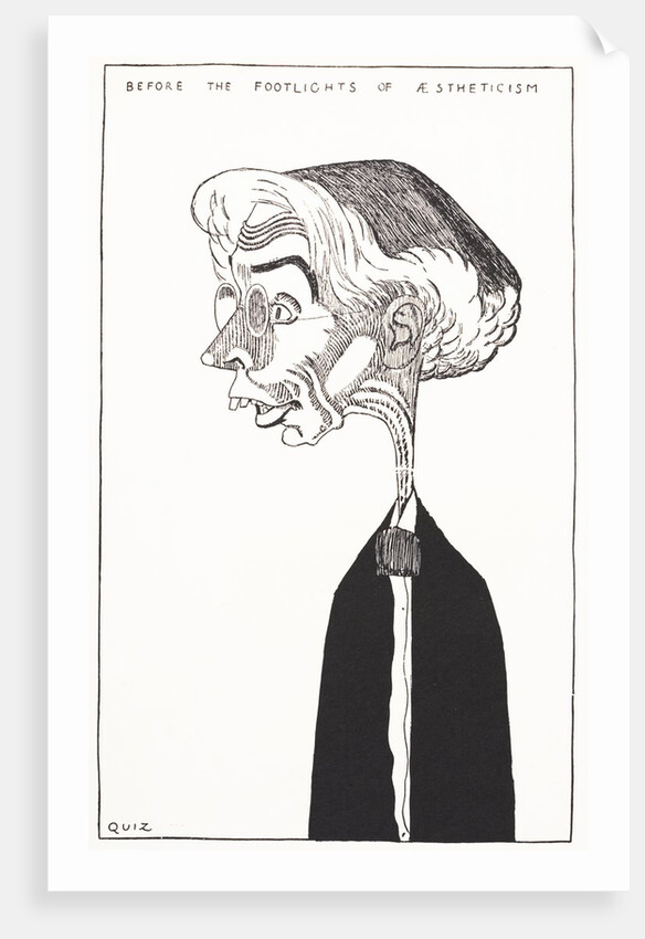 Caricature of Art Critic Roger Fry by Anonymous