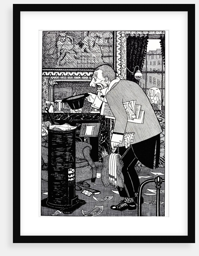 Caricature of impressionist painter Walter Richard Sickert by Anonymous