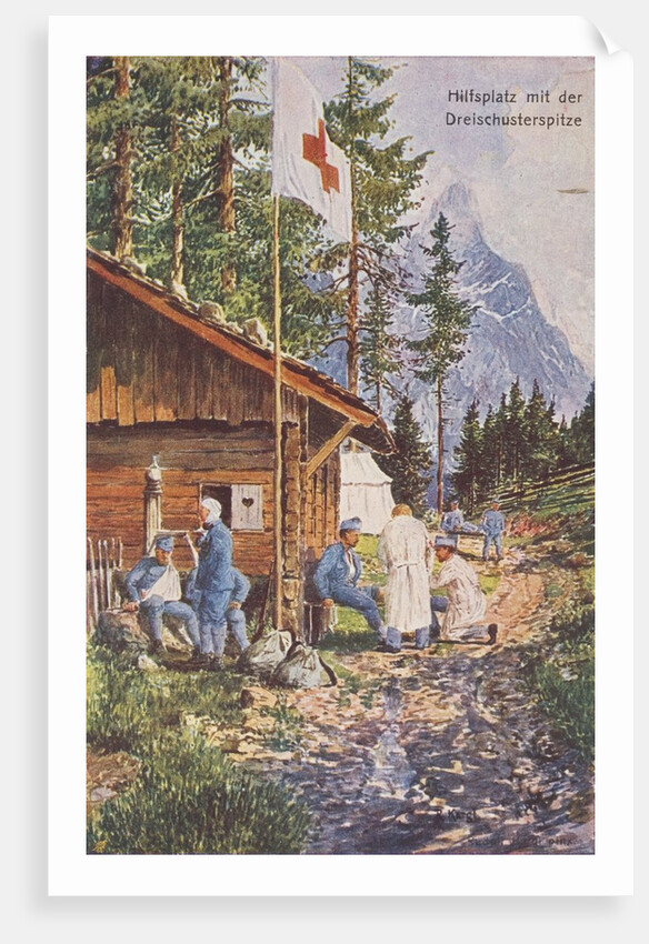 Austrian Red Cross card from WWI by Corbis