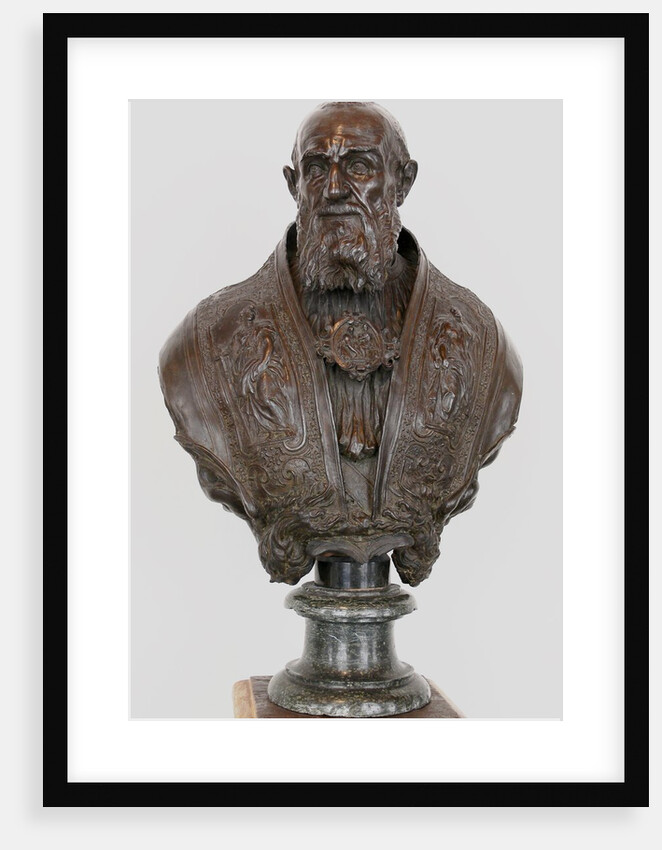 Bust portrait of Pope Gregory XIII by Taddeo Landini