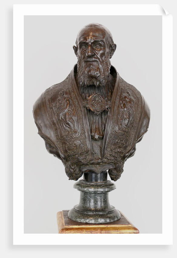 Bust portrait of Pope Gregory XIII by Taddeo Landini