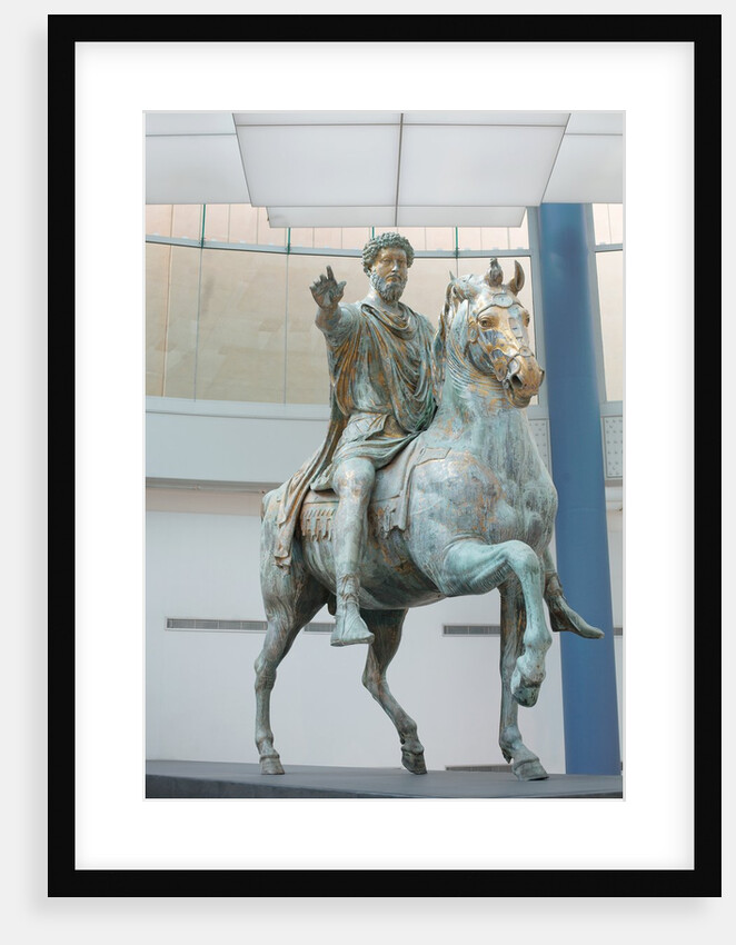 Equestrian Statue of Marcus Aurelius at Capitoline Museum by Anonymous