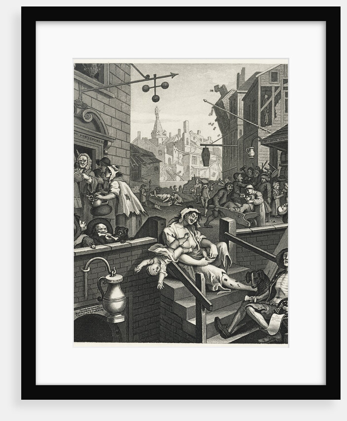 Gin Lane by William Hogarth