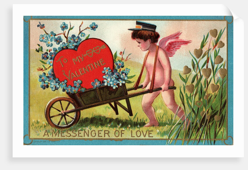 Messenger of Love postcard by Anonymous